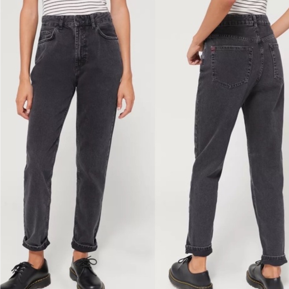 BDG Urban Outfitters mom high rise black grey jean size 10 USA